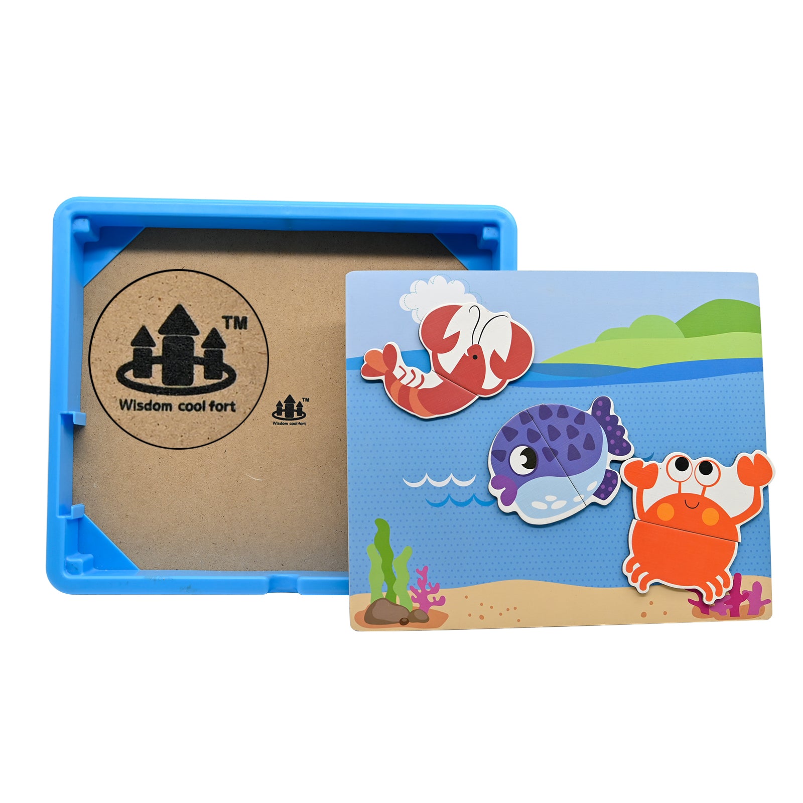 Wisdom Cool Fort Magnetic Matching Puzzles Mysterious Ocean - FUNDA