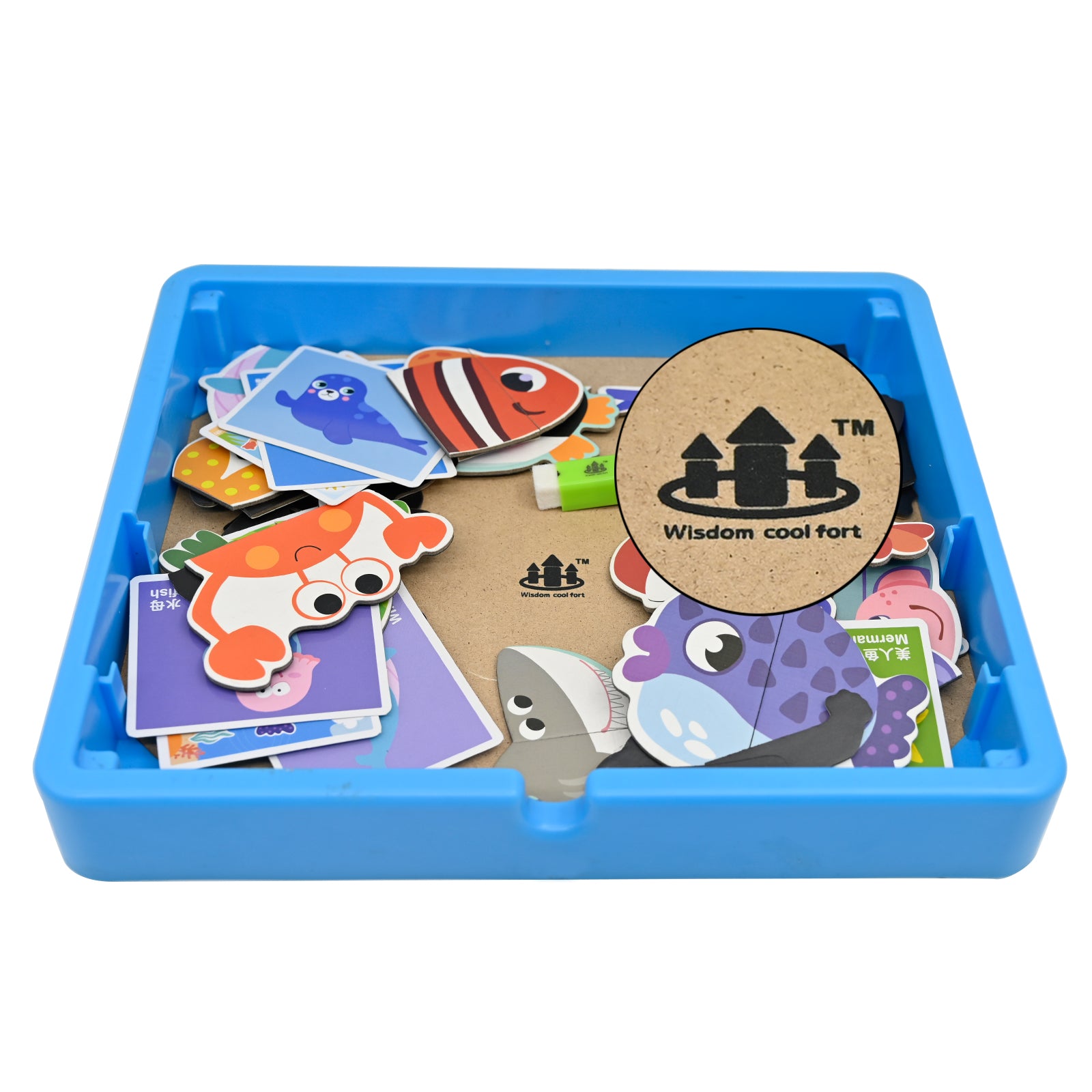 Wisdom Cool Fort Magnetic Matching Puzzles Mysterious Ocean - FUNDA