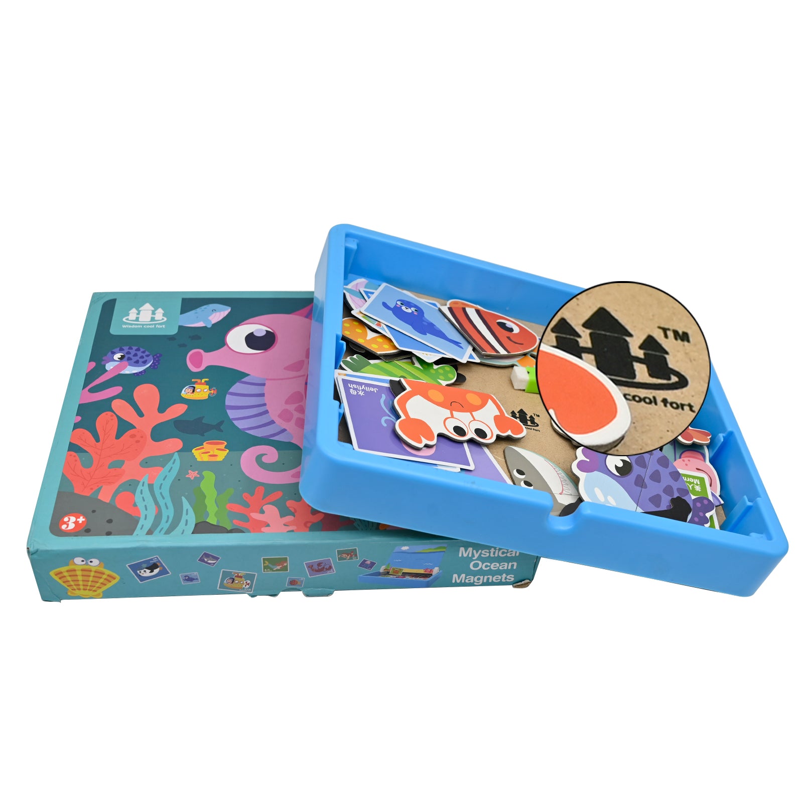 Wisdom Cool Fort Magnetic Matching Puzzles Mysterious Ocean - FUNDA